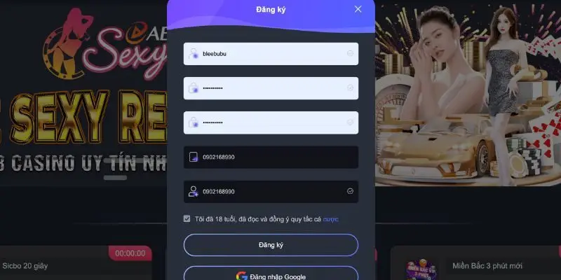 Các bước đăng ký Luckywin chuẩn nhất cho người mới